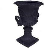 Outdoor Urn Planter Vintage Urn Plant Container Lagre Garden Flower Pot for Front Porch, Patio, Garden & Indoor Use, Black - Image 5