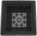 The HC Companies Eclipse Square Hanging Planter for Indoor Plants - Contemporary Hanging Plant Pot w/Attached Saucer - Lightweight & UV-Resistant Hanging Plant Holder (12" Black, Pack of 1) - Image 5