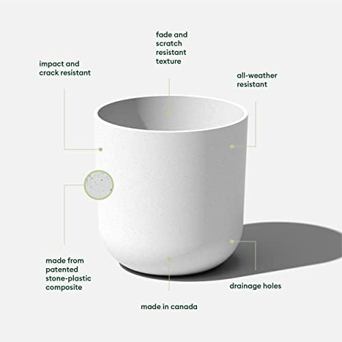 Veradek Mason Series Lima Planter - Large Round Outdoor Planter - Image 2