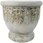 KEIKI MGO Urn Planters Outdoor, Large Garden Pots for Flowers Plants, White - Image 6