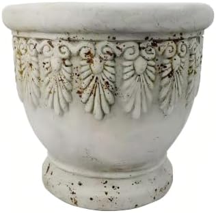 KEIKI MGO Urn Planters Outdoor, Large Garden Pots for Flowers Plants, White - Image 6