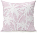 Outdoor Pillow Waterproof 1 Pack, Tropical Palm Tree Patio Throw Pillows for Couch Bed Sofa with Insert, Vintage Lavender Exotic Botanical Plants Decorative Reading/Camping Pillow Set 18x18 Inch by Unknown