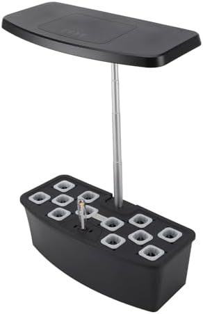Black Smart Indoor Garden Kit, Hydroponic Growing System with Automatic - Image 4