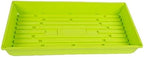 SUNPACK 10" x 20" Mega Plastic Seed Starting Tray, Lime Green, 2.5" (Pack of 10) - No Drainage Holes, Ideal for Greenhouses or Indoor Gardening - Made of Thick, Strong Plastic - Image 4