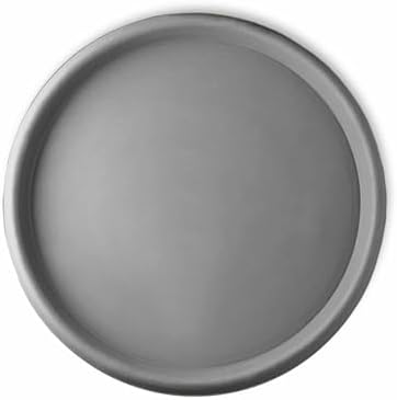 Crescent Garden Universal Round Planter Saucer, Heavy Duty Drainage Dish for Plant Pots, Extra Large Plant Dishes Saucer, Indoor & Outdoor Plant Tray - Ash (23 inch Inner, 25.50 inch Outer Diameter) by CrescentGarden