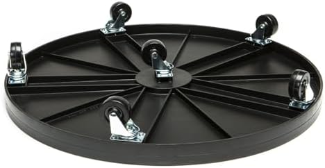 DeVaultEnterprises Devault 23.5 Inch Plant Dolly, Heavy Duty Rolling Plant Caddy with Wheels for Large Pots and Planters, 500 lb Capacity, Made in USA (1, Black) - Image 3
