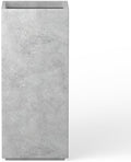 Kante Accent Column Square Pale Gray Concrete Planter 23.6" H, Outdoor by Unknown