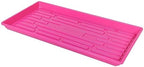 SUNPACK 10" x 20" Heavy Duty Shallow Plastic Seed Starting Tray, Magenta, 1" (Pack of 30) - No Drainage Holes, Perfect for Greenhouses or Indoor Gardening - Image 2