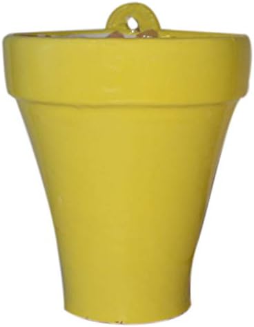 Moroccan Ceramic Hanging Flower Pot with Drainage Hole Planter by Treasures+Of+Morocco