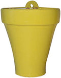 Moroccan Ceramic Hanging Flower Pot with Drainage Hole Planter by Treasures+Of+Morocco
