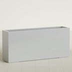 Greenline Alice Tall Rectangular Fiberglass Planter, Outdoor Planter Box by GreenlinePlanters