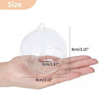 NUPTIO Hanging Glass Candle Holders, Set of 24 Globe Tealight Holders - Image 2