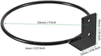 10 PCS 5 Inches Flower Pot Holder Ring, Wall Mounted Wall Plant Hanger, Collapsible Metal Wall Planter Holder for Indoor and Outdoor Plant Pots, Black - Image 2