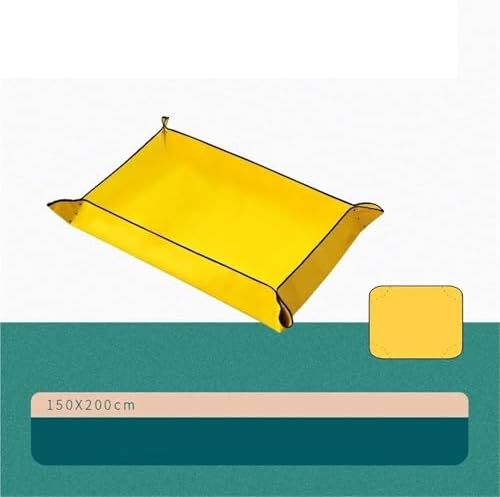 2 PCS Large Waterproof PE Inlaid Gardening Mat Double-Layer Pad for Succulents Plants Multi-Purpose Potting Repotting for Plants Transplanting(Green) - Image 2