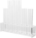 Glass Test Tube Propagation Vases with Plastic Rack for Plants by Tofficu