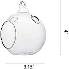 Set of 24 Wedding Hanging Glass Orbs, Glass Tea Light Terrarium, Globe Terrarium, Tea Light Holders, Wedding Decor Indoor Outdoor - Image 5