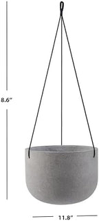 Safavieh Outdoor Collection Rancer Light Grey Concrete Planter (Fully Assembled) - Image 5