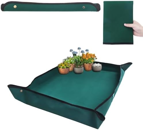 2 PCS 110x75cm Waterproof Plant Repotting Mat for Indoor Plants Transplanting Table Top Gardener Portable Planting Gardening - Image 2
