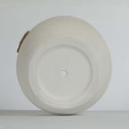 16" Round Concrete Outdoor Planter Pots Set of 2, Rustic Large Planter Pots for Outdoor Plants with Drainage Holes for Home Front Porch Garden Patio, 15" x 13" & 18" x 16" (White 16" H) - Image 5