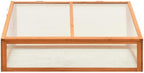 Greenhouse 39.4x25.6x15.7 in Firwood Cold Frame Garden Planter - Image 3