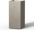 Kante Modern Home Minimalist 27.6" Tall Weathered Concrete Column Planter by Unknown