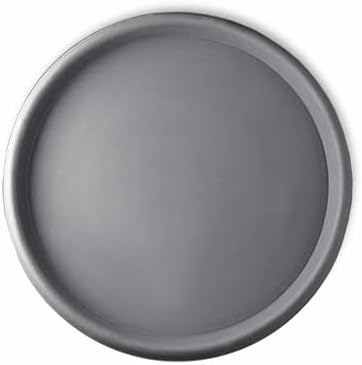 Crescent Garden Universal Round Planter Saucer, Heavy Duty Drainage Dish for Plant Pots, Extra Large Plant Dishes Saucer, Indoor & Outdoor Plant Tray - Slate (23 inch Inner, 25.5 inch Outer Diameter) by CrescentGarden
