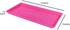 SUNPACK 10" x 20" Heavy Duty Shallow Plastic Seed Starting Tray, Magenta, 1" (Pack of 30) - No Drainage Holes, Perfect for Greenhouses or Indoor Gardening - Image 4