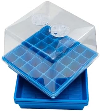 Bootstrap Farmer Countertop Seed Starter Kit in Blue, Reusable 1010 Tray Bundle with Inserts and Humidity Dome - Image 2
