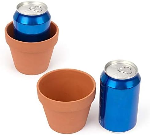 CFKJ [26 Pack] 4" Planter Nursery Pots Terracotta Pot Clay Pots Clay Ceramic Pottery Cactus Flower Pots Succulent Nursery Pots Garden Terra Cotta Pots with Drainage Hole (26) - Image 7