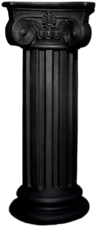 Tall 28.7" MgO Greek Roman Column Pillar for Indoor & Outdoor(Black) by Unknown