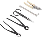 5Pcs Bonsai Tool Set Kit Carbon Steel Bonsai Scissors Rake Branch Cutter Pruning Shears Pliers Garden Tools - Image 5