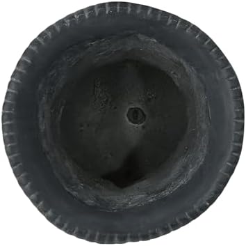 Antique Black Magnesium Oxide Urn Planter, Elegant Decorative Outdoor Garden Patio or Indoor Vase, Ready to Use, 17.3L x 17.3W x 24H Inches - Image 5