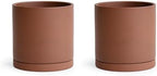 D'vine Dev 2-Pack Rust Terracotta Plant Pots with Saucers, 5 in, 40-V-B-2 - Image 7