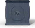 Kante Modern Home Minimalist 10.2" W Dusty Blue Concrete Square Planter by Unknown