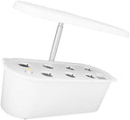 Hydroponics Growing System, 7 Pods Indoor Garden, Germination Kit with 24W LED Light, Pump System, Automatic Timer, Water Cycle, Smart Modes for Home Kitchen Gardening (White) - Image 3