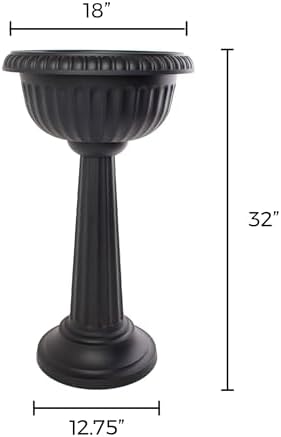 Bloem GU180-00 Chili Windowsill Planter, Black, 32" - Image 4
