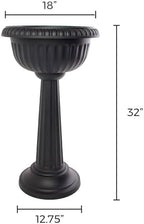 Bloem GU180-00 Chili Windowsill Planter, Black, 32" - Image 4