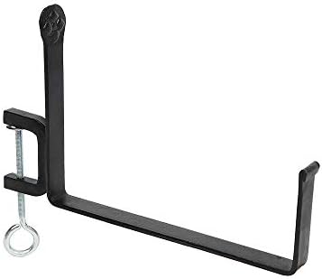 Achla Designs SFB-03C, 10 inch Railing clamp Window Flower Box Brackets, Black - Image 5