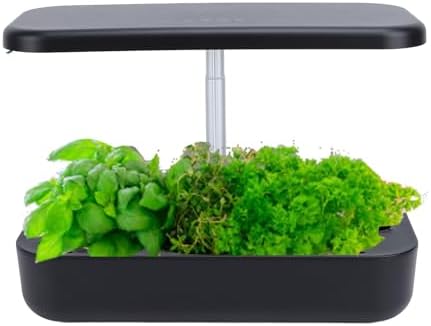 POCREATION Hydroponics Growing System Indoor Garden Planter Soilless Plant Germination Kit with LED Grow Light for Home Automatic Watering Space Saving Easy Operation (US Plug) by POCREATION
