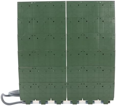 Wall Mounted Vertical Garden Planter, 6 Row 36 Pockets Stackable Wall Planter with Self Watering System & Timer for Outdoor Indoor Garden - Image 4