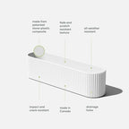 Veradek Demi Series Window Box Planter - Round Outdoor Planter - Image 3
