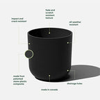 Veradek Mason Series Lima Planter - Large Round Outdoor Planter - Image 2