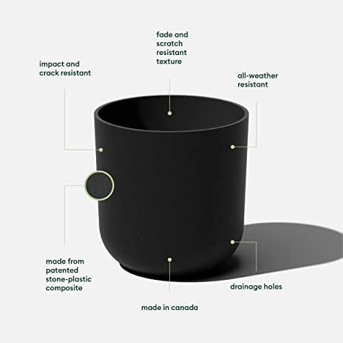 Veradek Mason Series Lima Planter - Large Round Outdoor Planter - Image 2