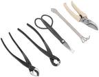 5Pcs Bonsai Tool Set Kit Carbon Steel Bonsai Scissors Rake Branch Cutter Pruning Shears Pliers Garden Tools - Image 2