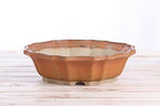 Willow Bonsai Ceramics Flower Design Bonsai Pot 10 Inch – Elegant Ceramic Bonsai & Succulent Pot, High‑Fired Frost‑Proof Stoneware with Drainage+Wiring Holes, Handmade USA (Deep Stone, 10inch) - Image 2