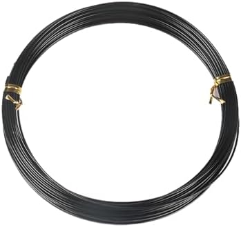 Aluminum Bonsai Wire for Bonsai Trees, 1 Roll 16.4ft/5m Training Wire, Flexible & Rust-Proof for Shaping, Branch and Trunk Bending, Beginner Bonsai Tool Kit Supplies(Size:7mm 16.4ft/5m) by Unknown