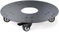 Plant Stand with Wheels,3.0mm Thick Aluminum Alloy Plant Caddy with Wheels Heavy Duty, Rolling Plant Stand Holds 18 Inch and 500lbs(Black) by YUjieSTC