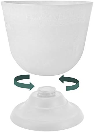 Arcadia Garden Products PSW BC38BK Classical Urn, 15 by 15", Black - Image 4
