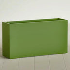 Greenline Alice Tall Rectangular Fiberglass Planter, Outdoor Planter Box by GreenlinePlanters
