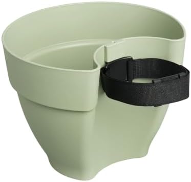 elho vibia campana drainpipe clicker 22cm flower pot - Pistachio Green - Image 5